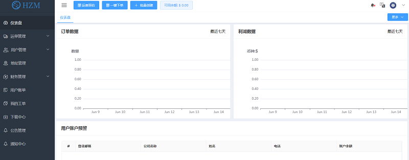 系統首頁